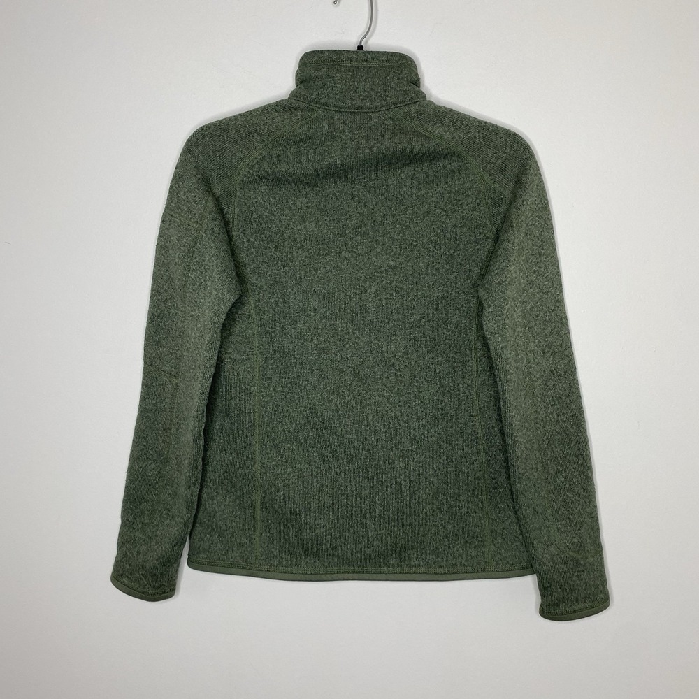 Patagonia Better Sweater Jacket Womens Small Olive Green Full Zip Fleece Pockets - Picture 6 of 16